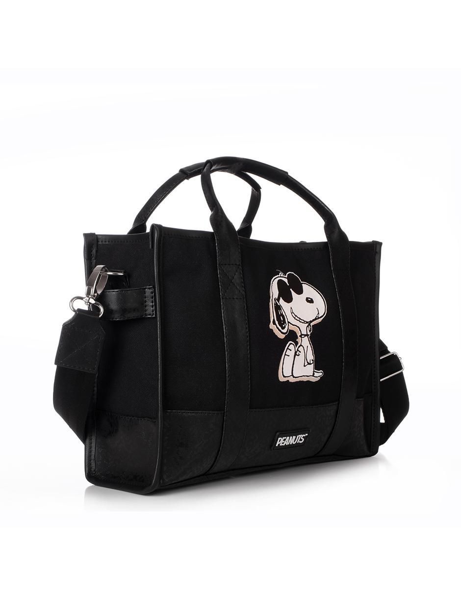 Bolsa crossbody Black Varnish Snoopy para mujer 4