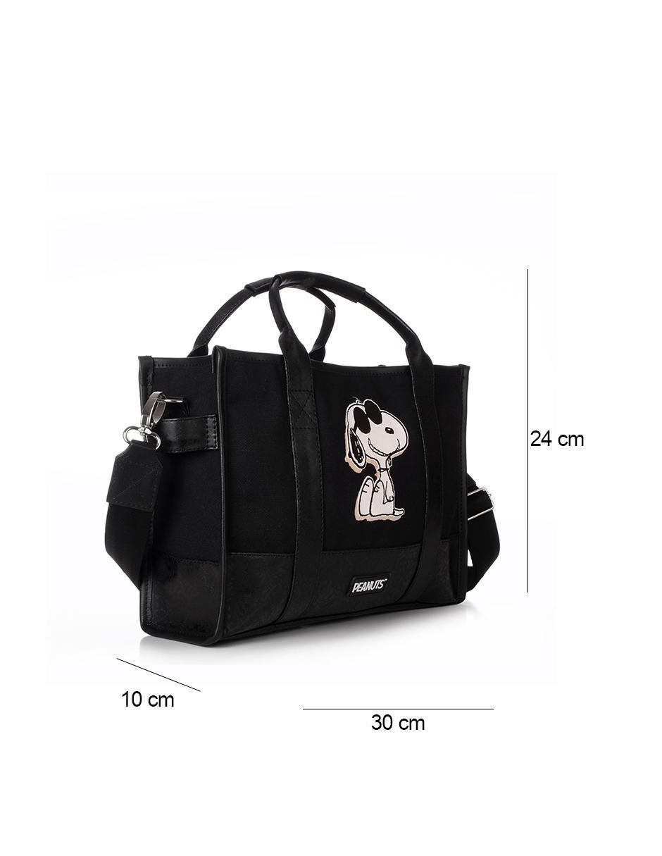 Bolsa crossbody Black Varnish Snoopy para mujer 5