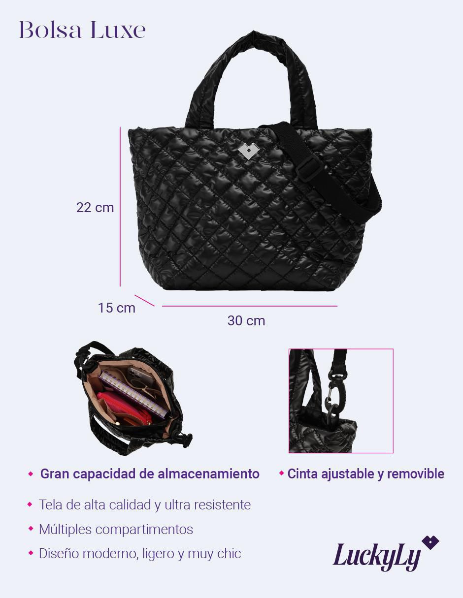 Bolsa crossbody Luxe para mujer 13