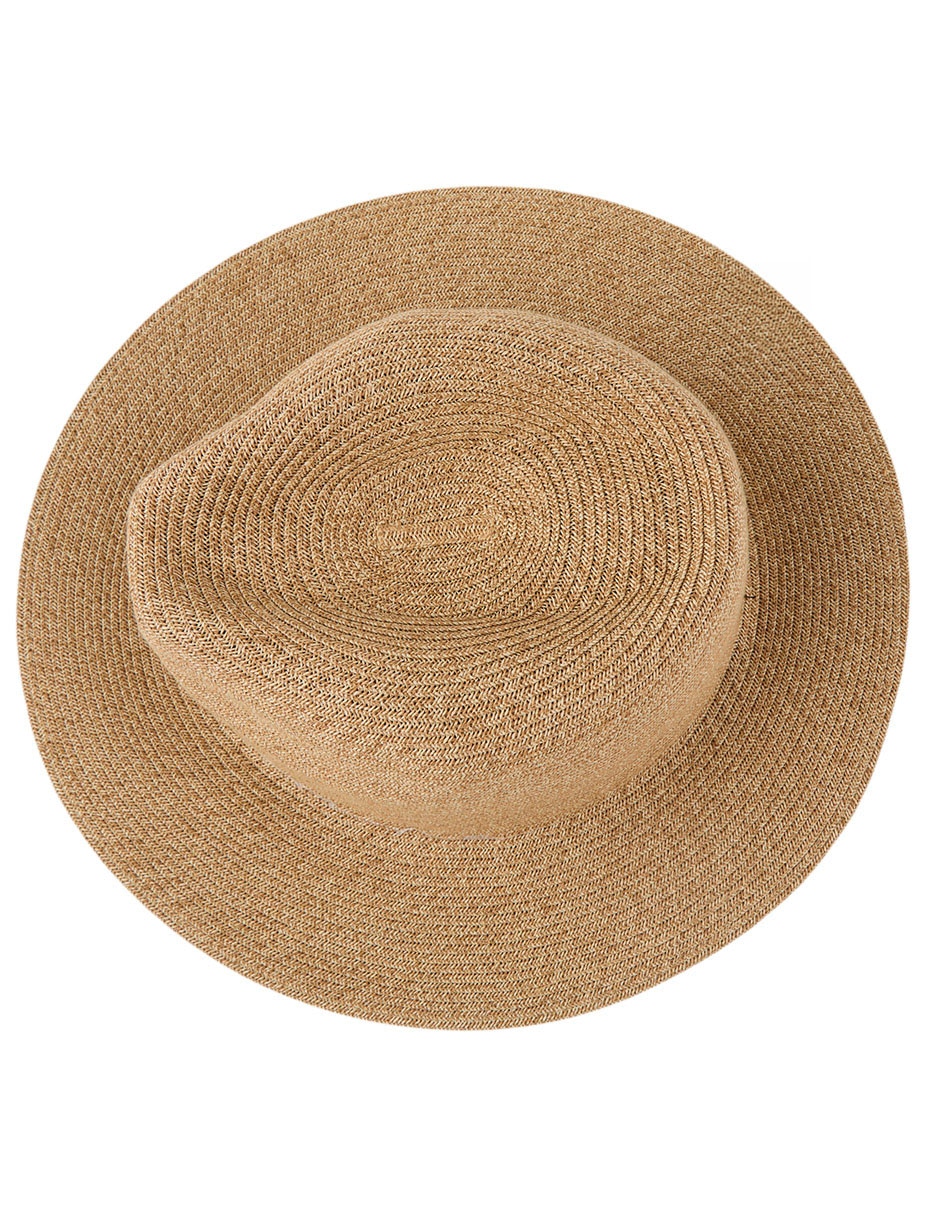 Sombrero Ala Mediana Estampado Liso