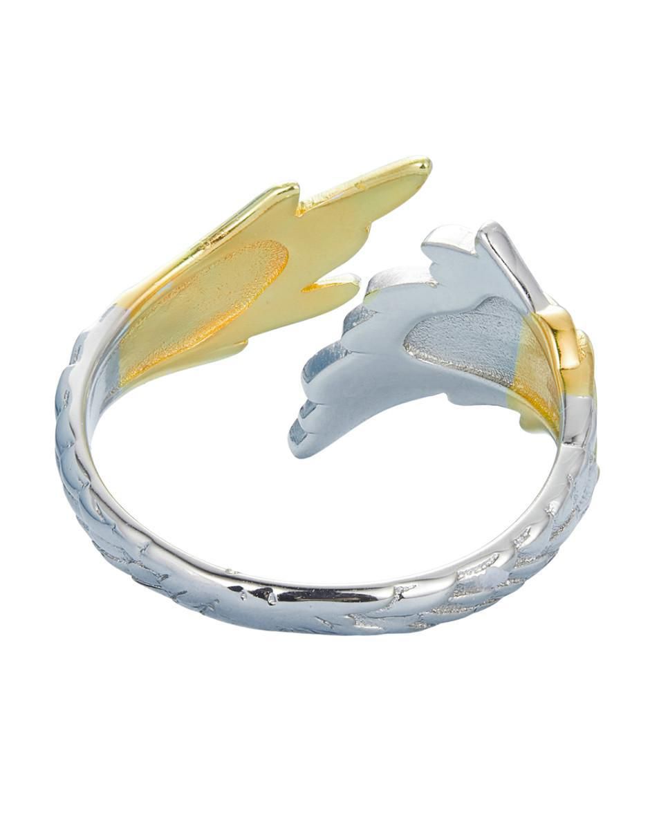 Anillo de alas Beauty p 925 de plata pulido 3