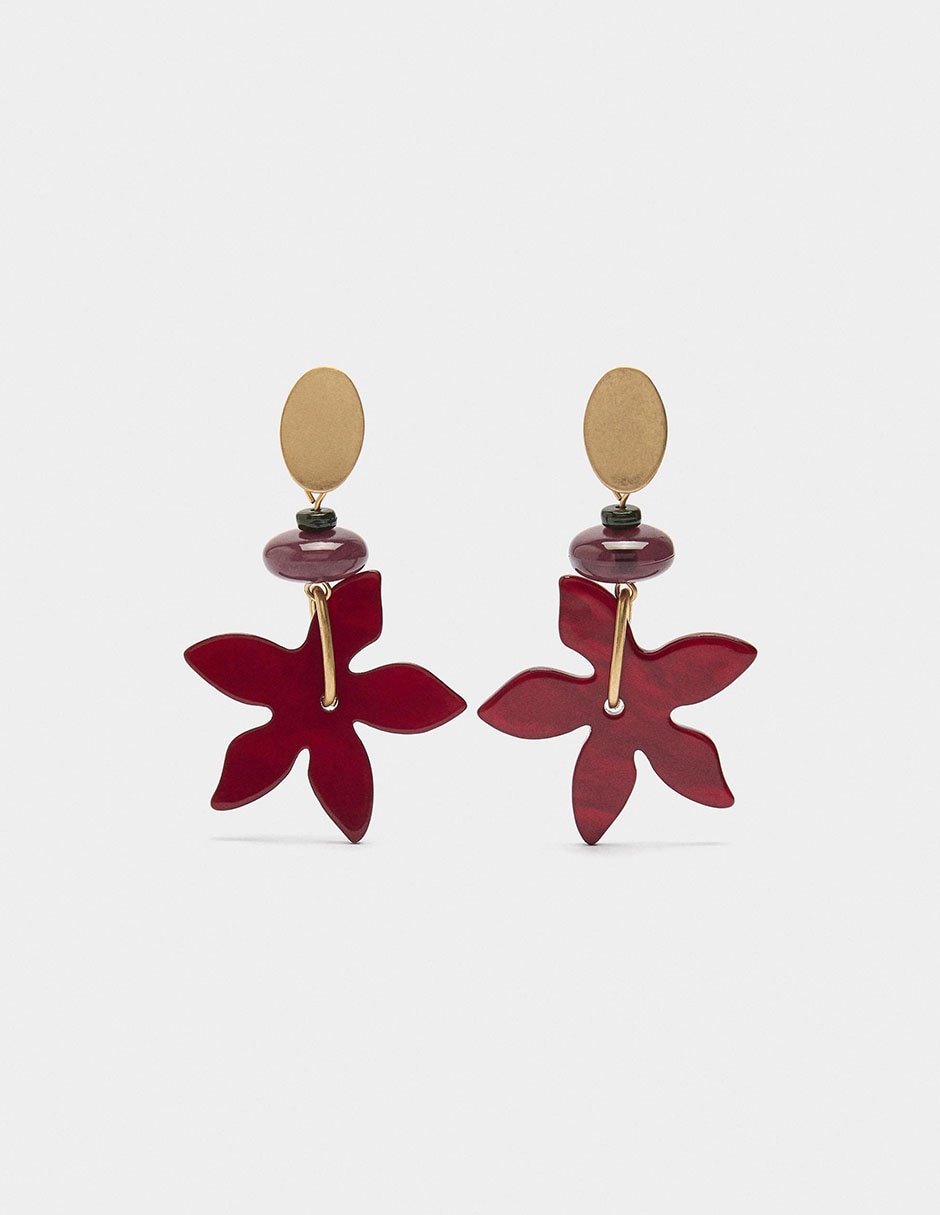 Arete individual de flor Arete individual de flor