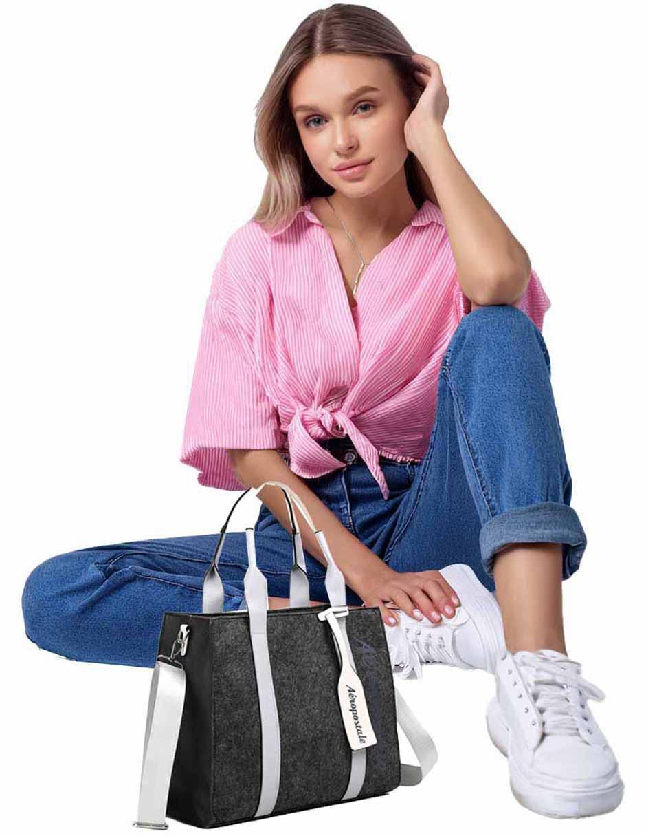 Bolsa satchel Aéropostale para mujer 6