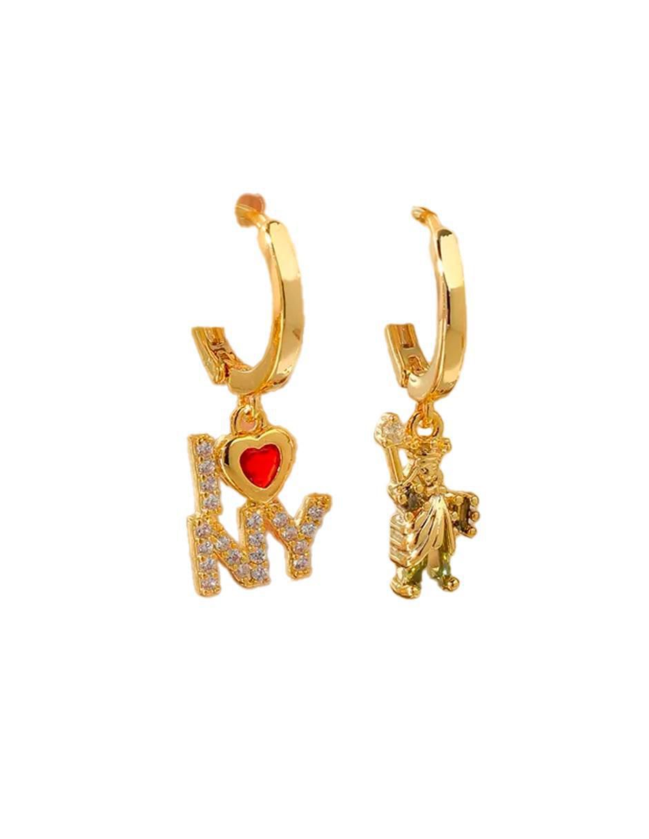 Aretes de aro con acabado pulido 2