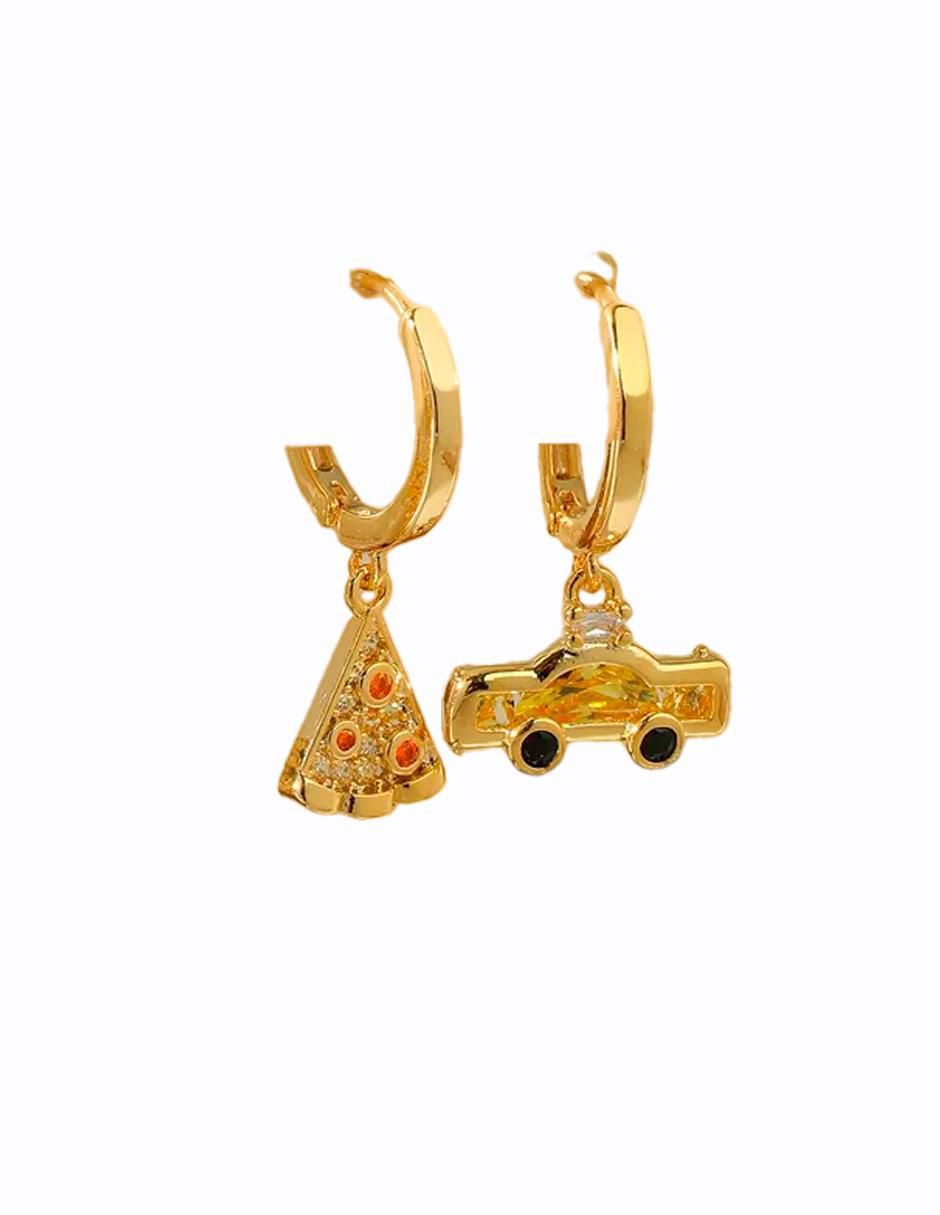 Aretes de aro con acabado pulido 3