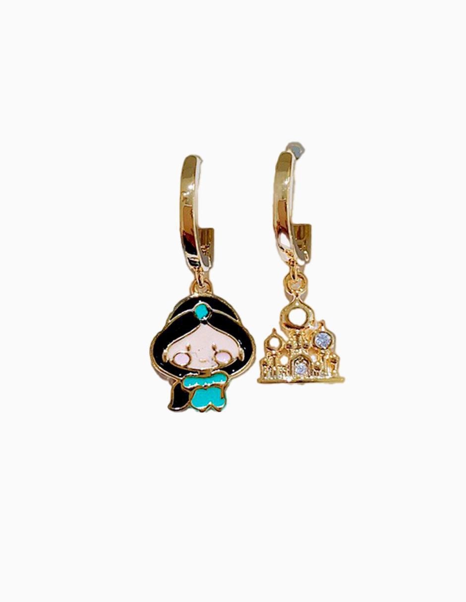 Set de aretes Jazmin con acabado pulido 3