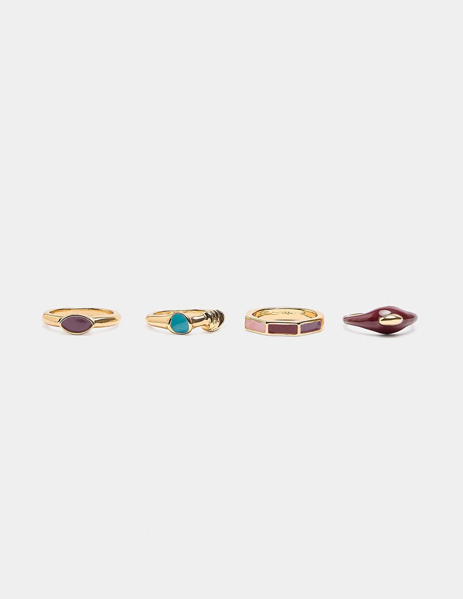 Anillo Avant Garde brillante 1