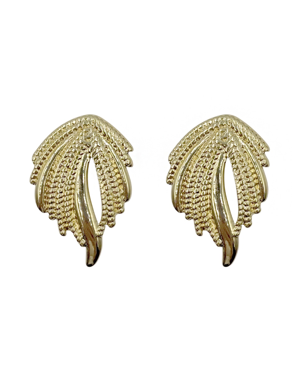 Aretes largos de hoja 1