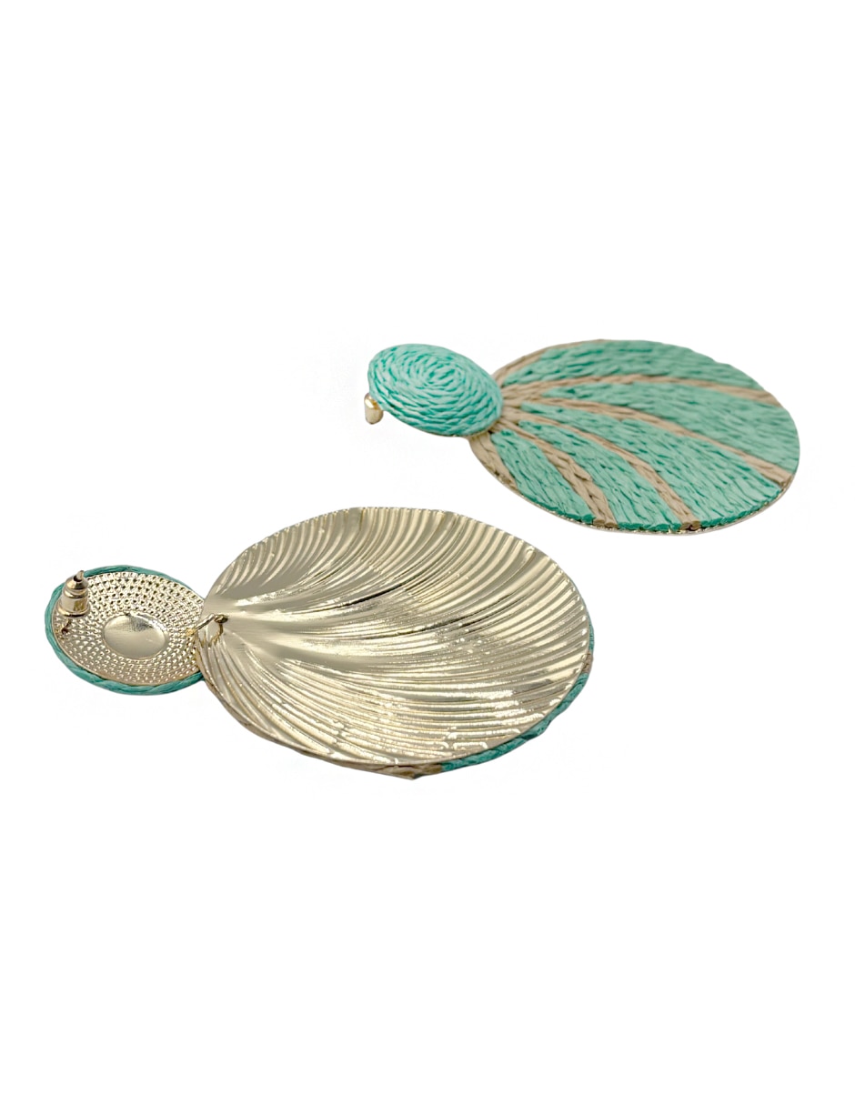 Aretes circulares con acabado texturizado 3