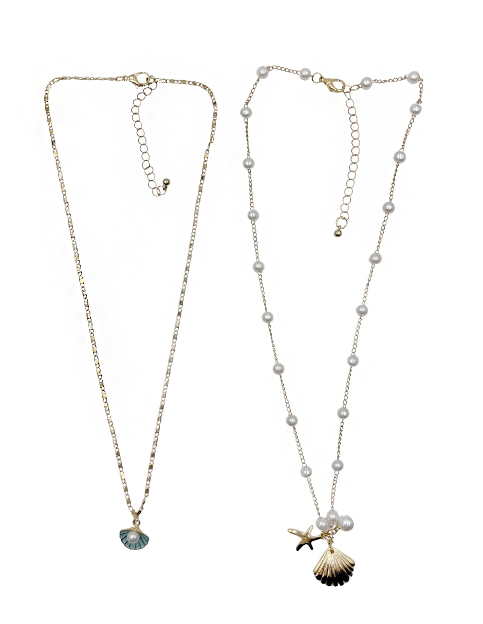Set collar de concha 5