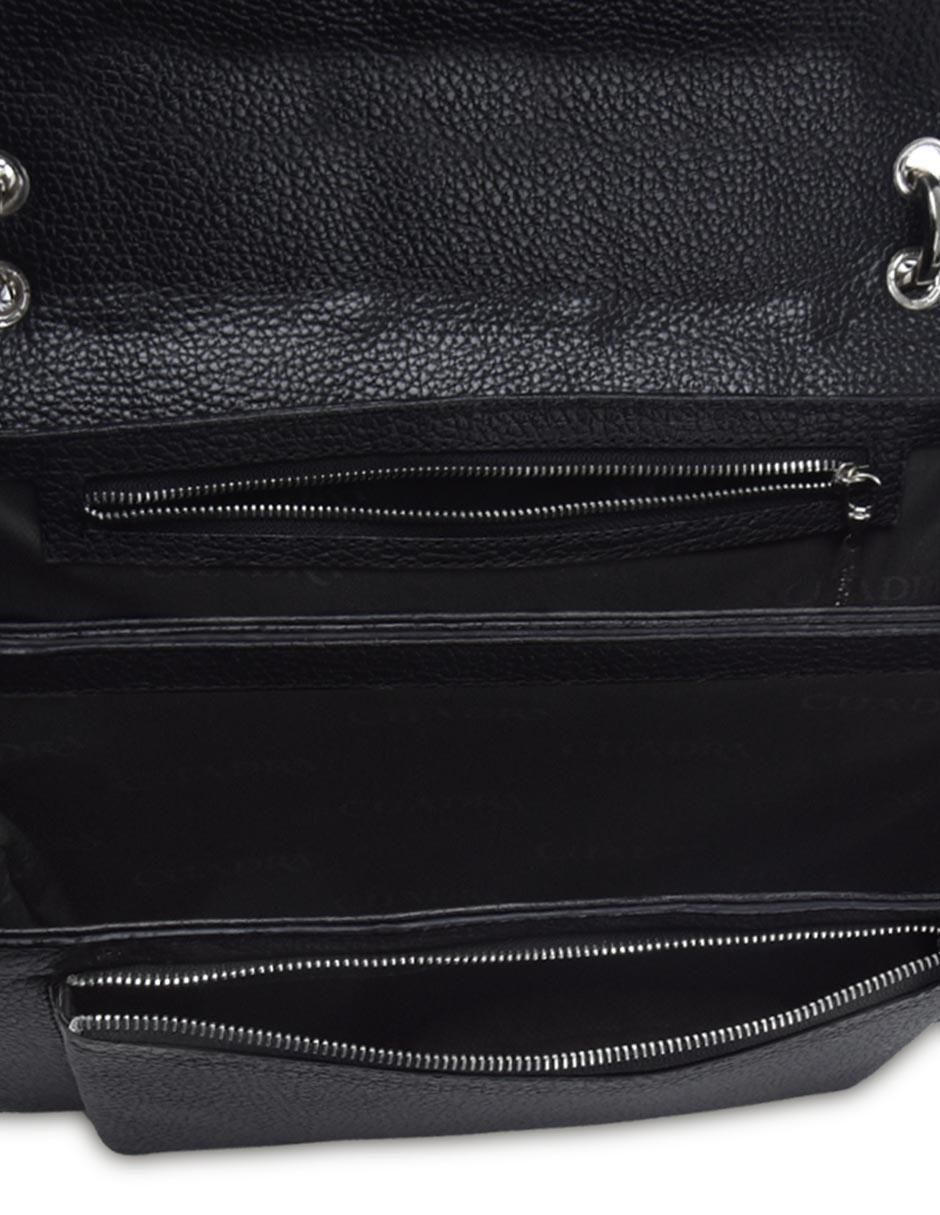 Bolsa clutch de piel para mujer