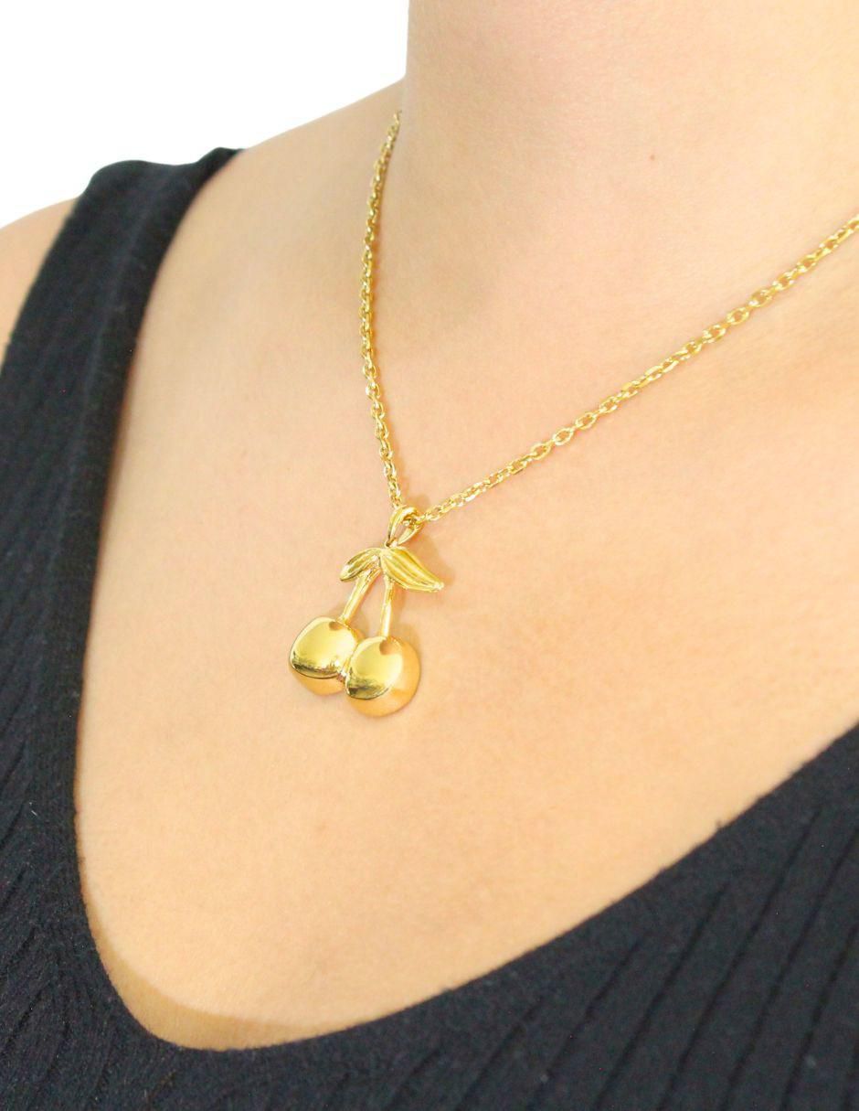 Collar con dije cereza 2