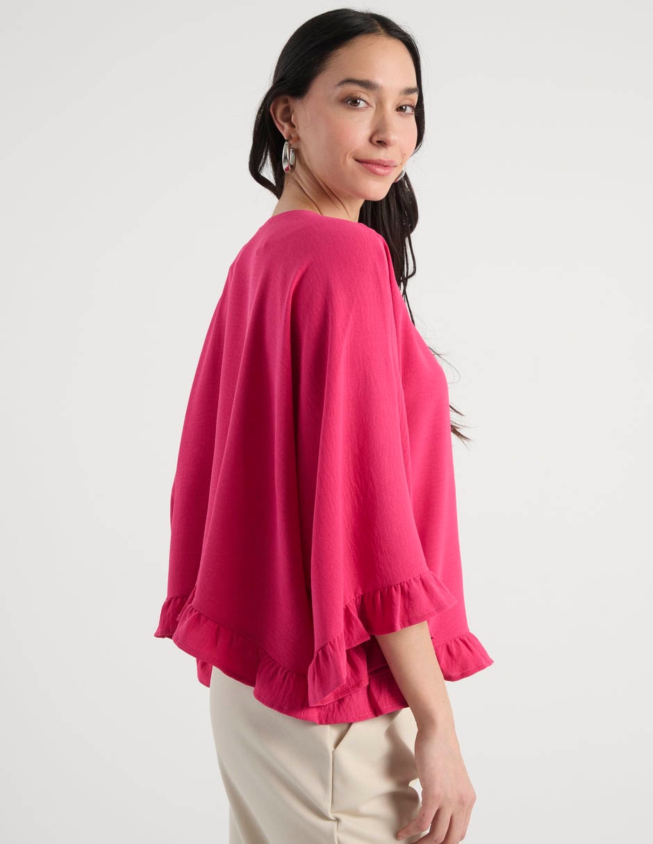 Capa/Poncho/Kimono Para Mujer 6