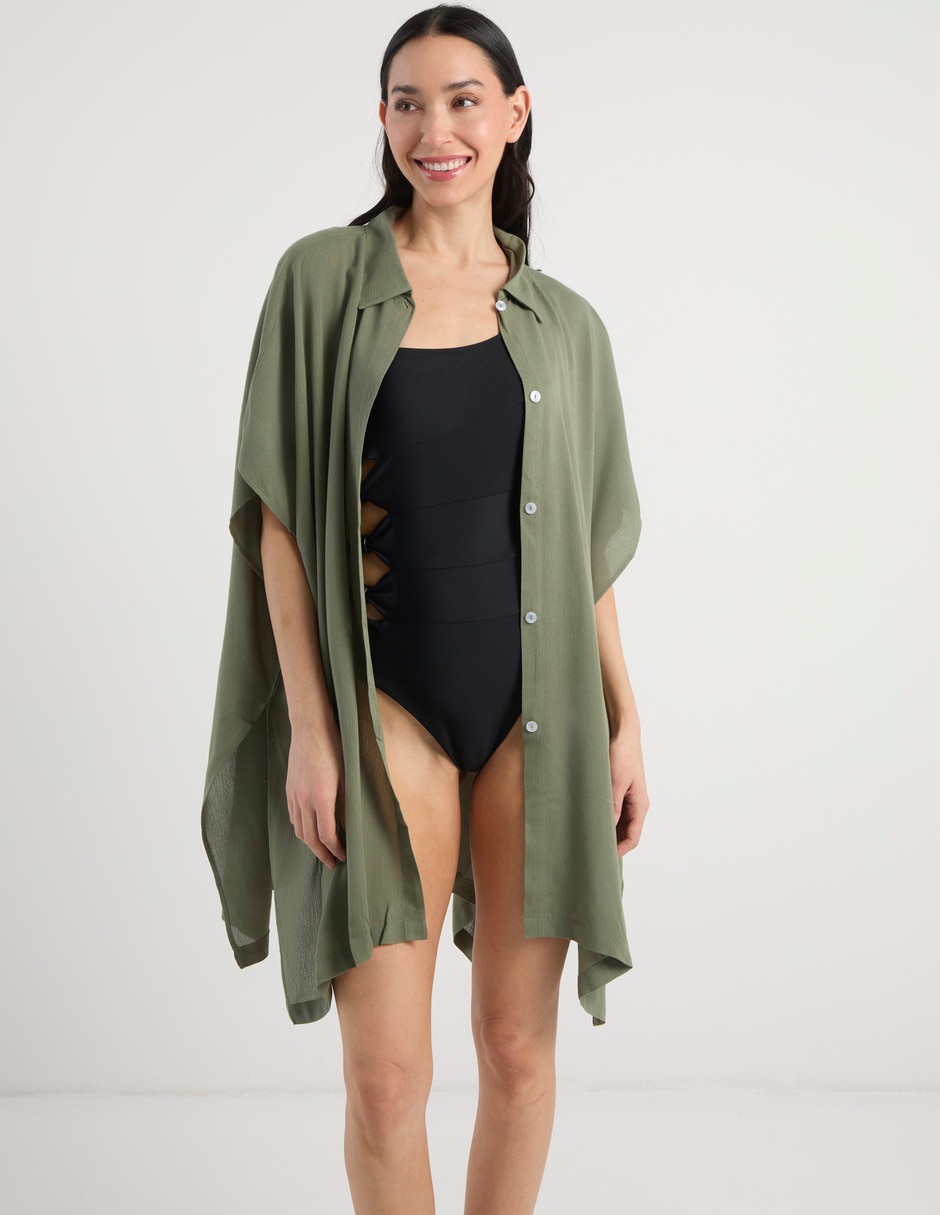 Capa/Poncho/Kimono Para Mujer 1
