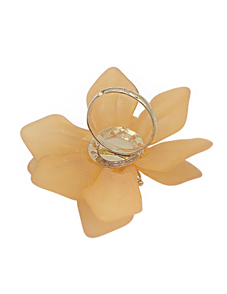 Anillo de flor Map acabado mate