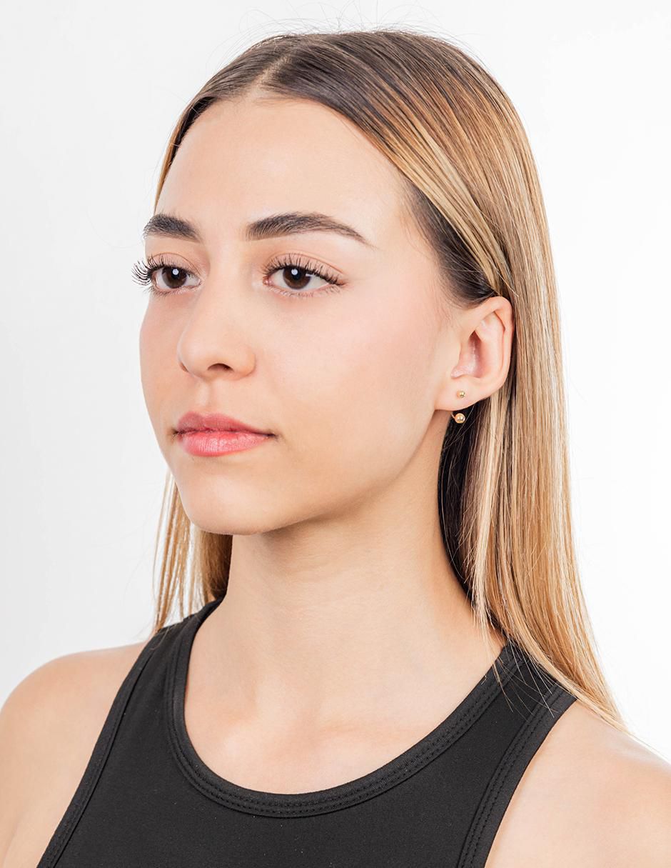 Piercing redondo Lenna de oro 10 K