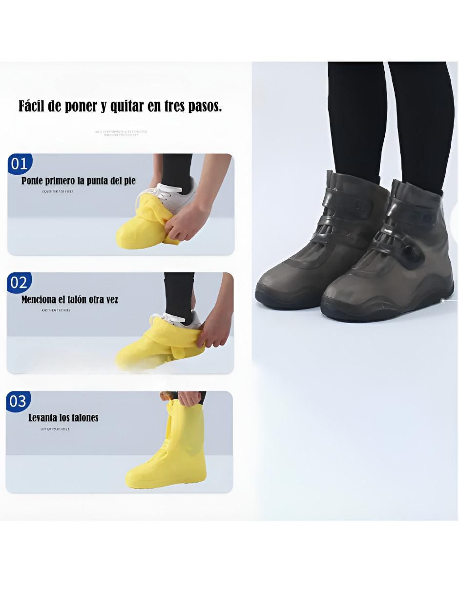 Impermeable zapatos 2 piezas 2