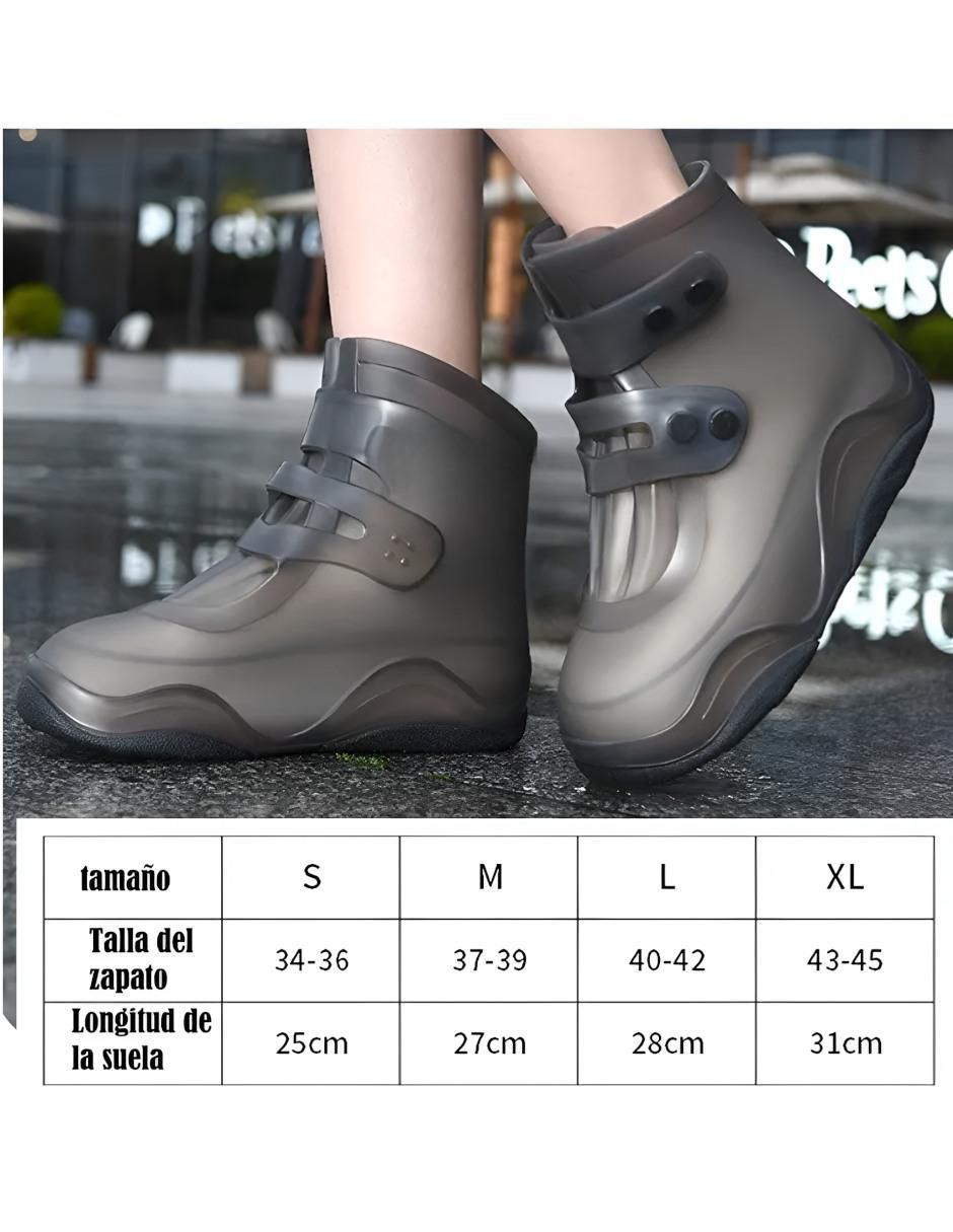 Impermeable zapatos 2 piezas 3