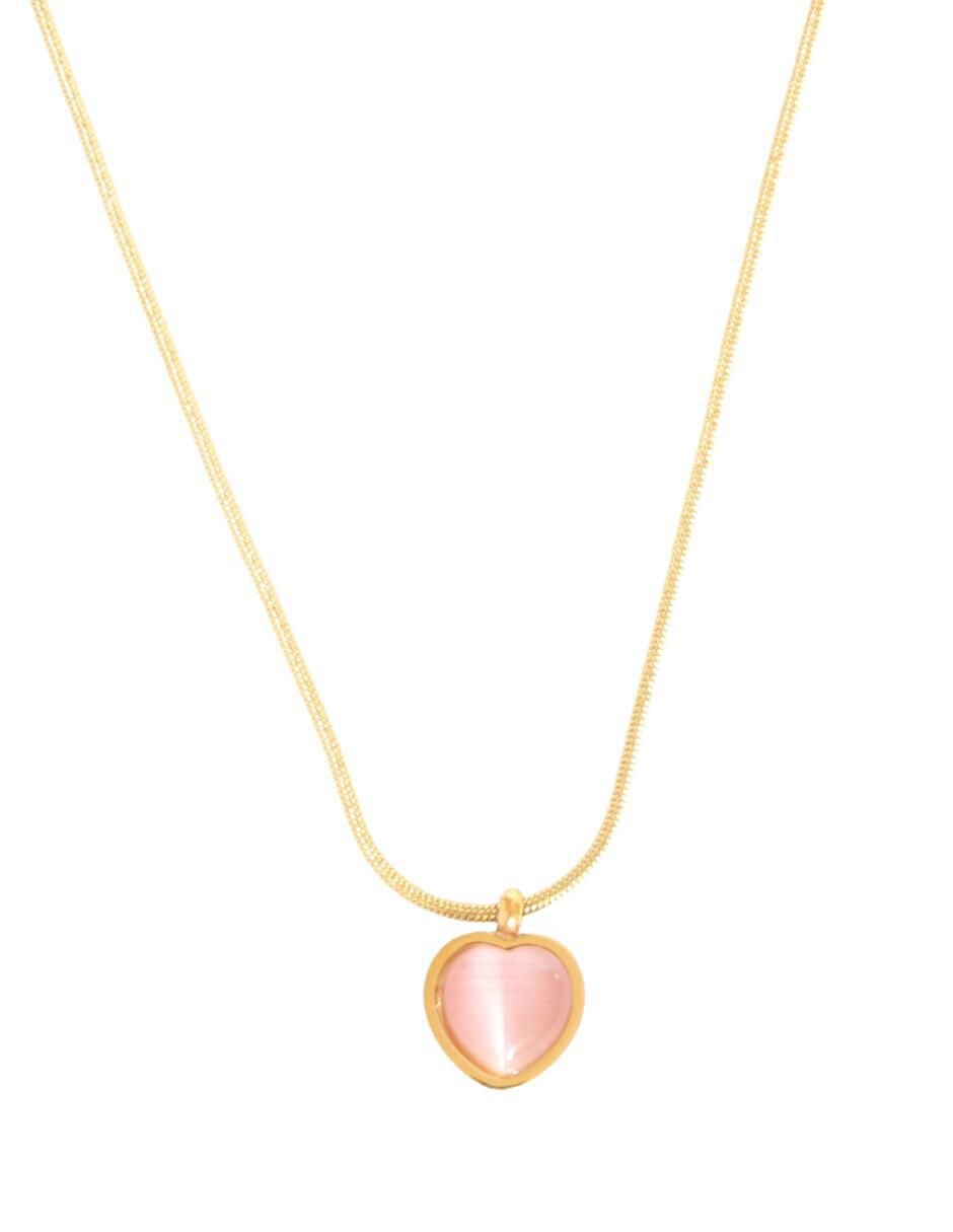 Collar con dije corazón 1
