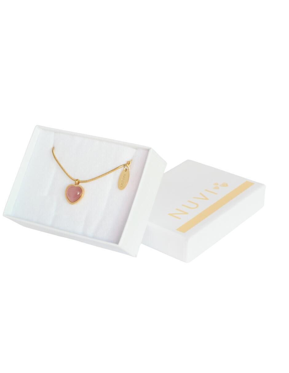 Collar con dije corazón 3