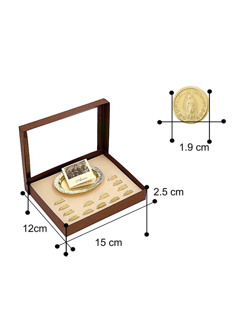 Arras matrimoniales horoz chapa de oro 18 k