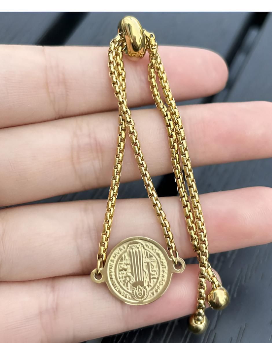 Pulsera 14 K acabado chapa de oro 2