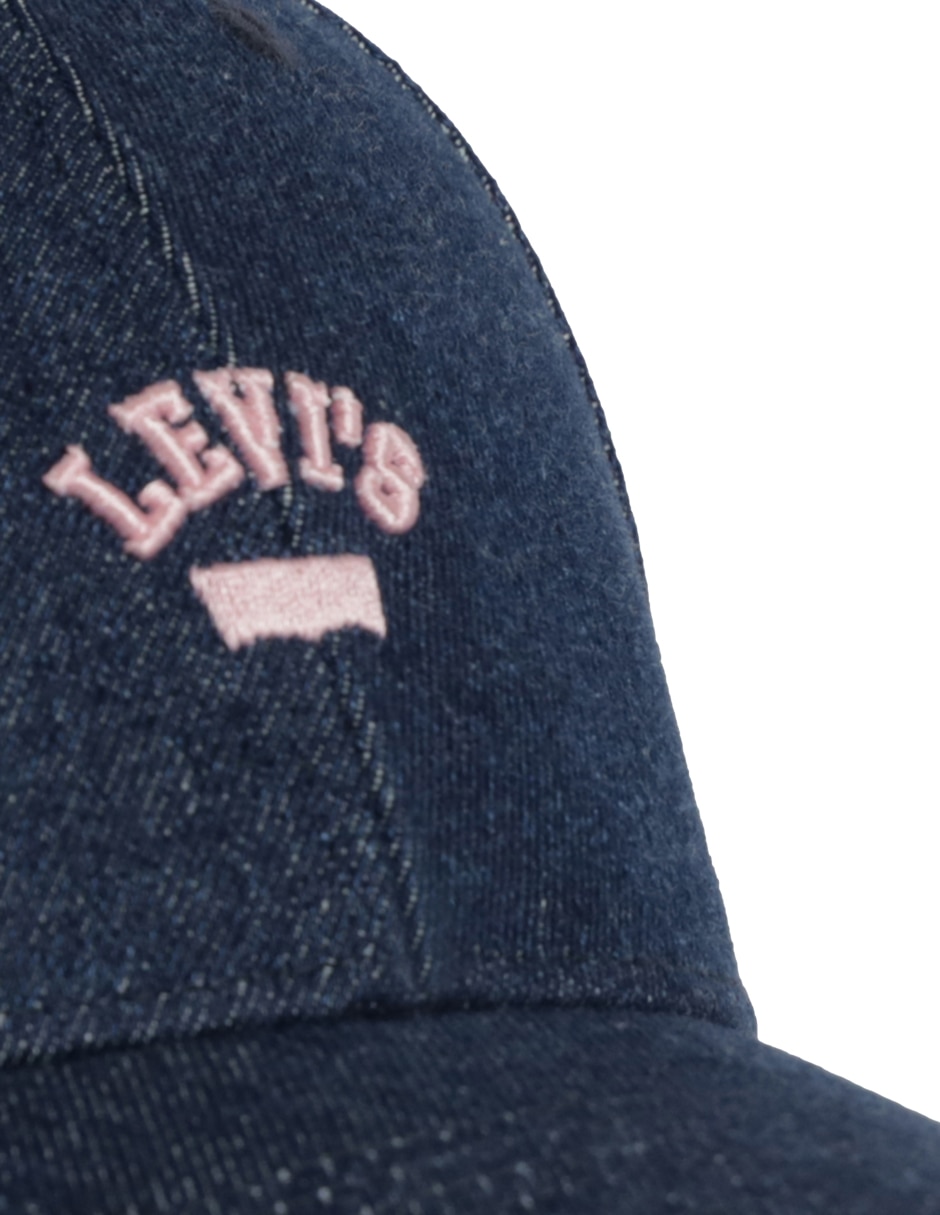Gorra visera curva correa ajustable casual para mujer 4