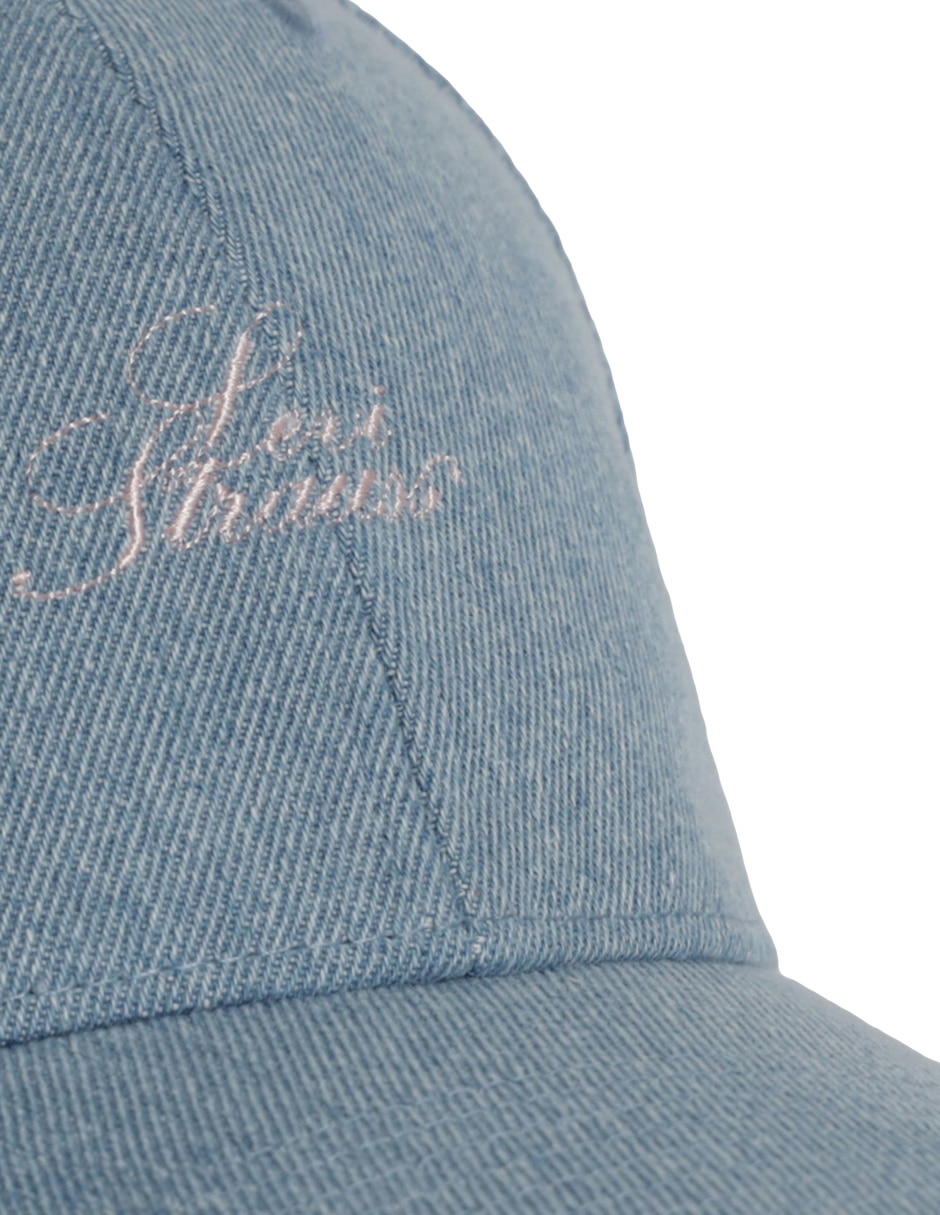 Gorra visera curva correa ajustable casual para mujer 3