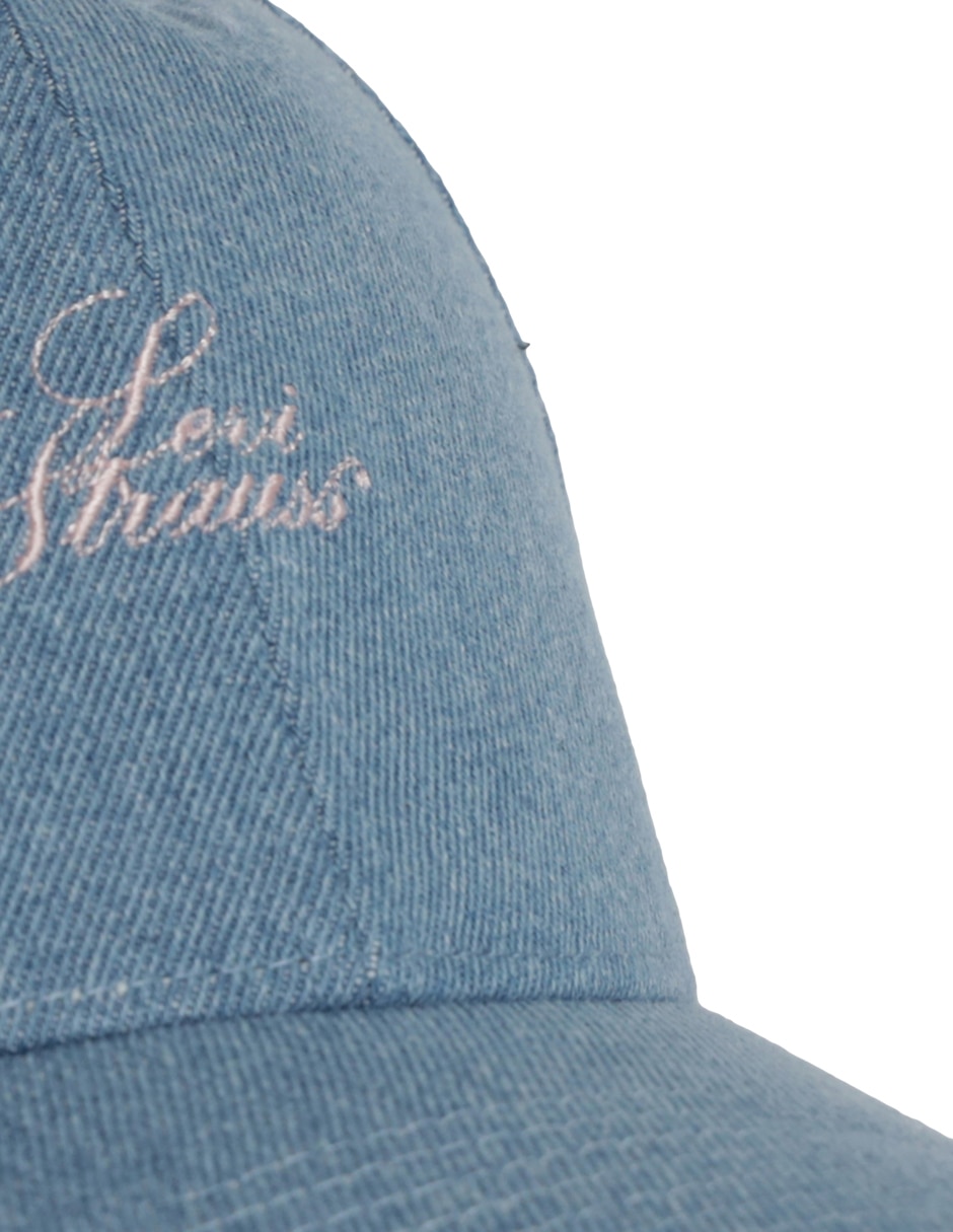 Gorra visera curva correa ajustable casual para mujer 4