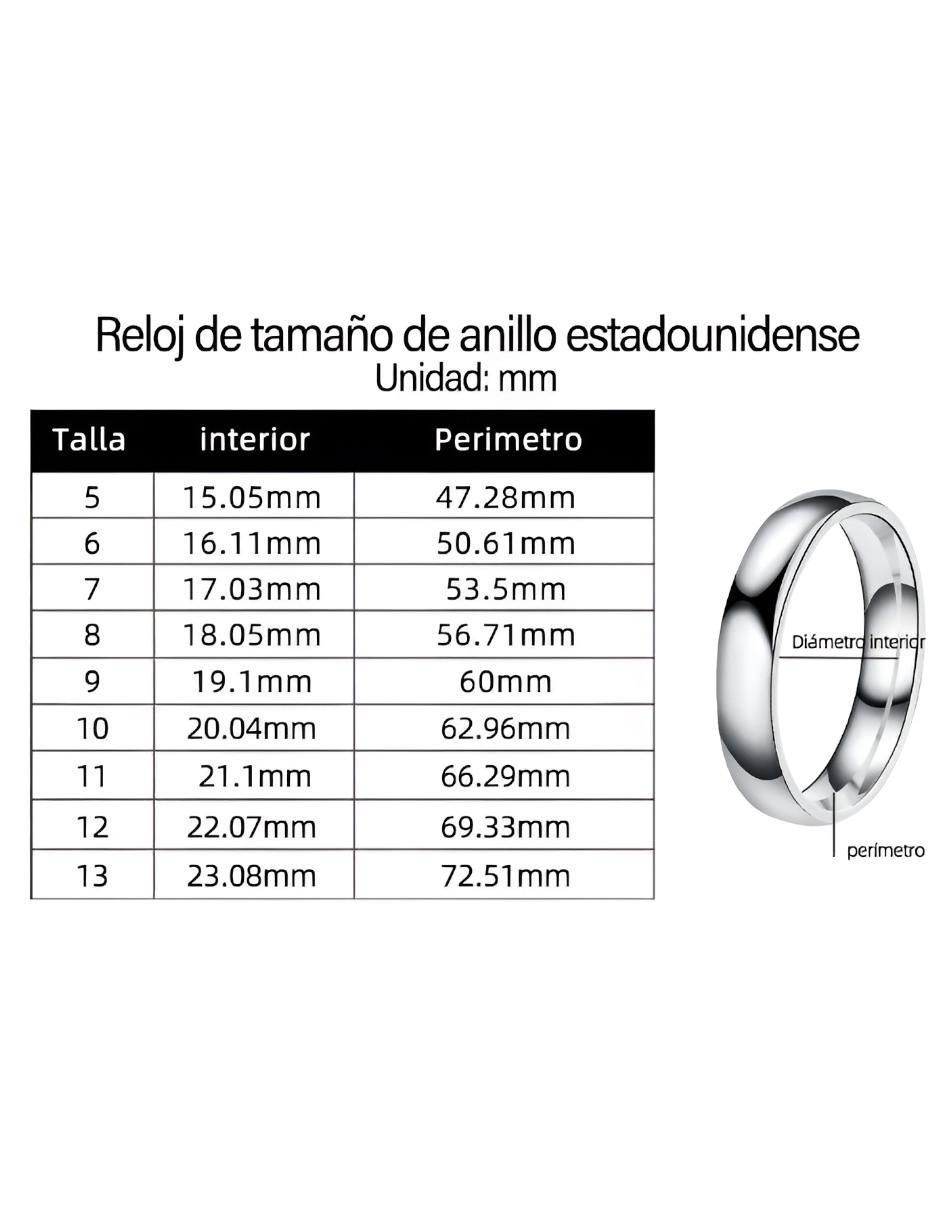 Anillo redondo liso 5