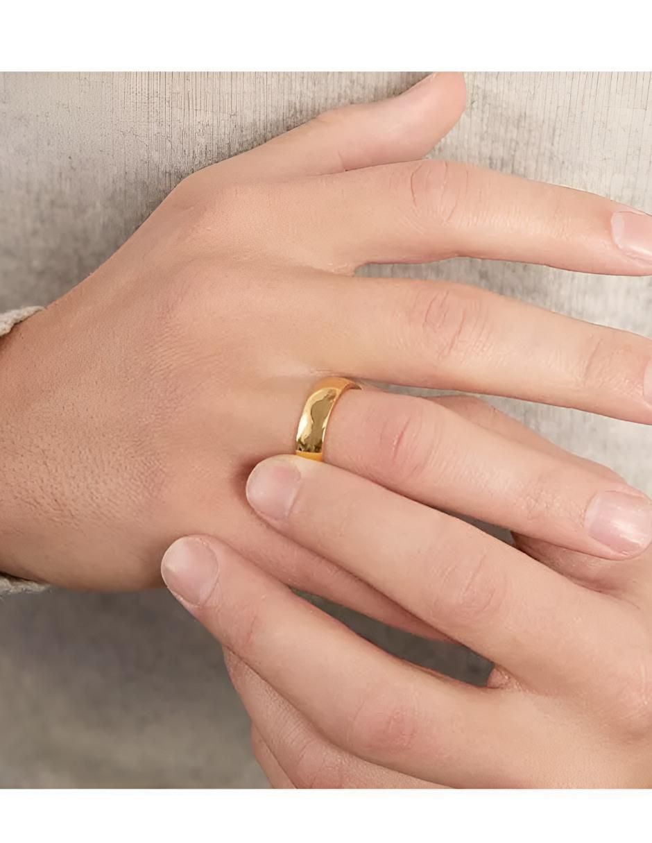 Anillo redondo liso 3