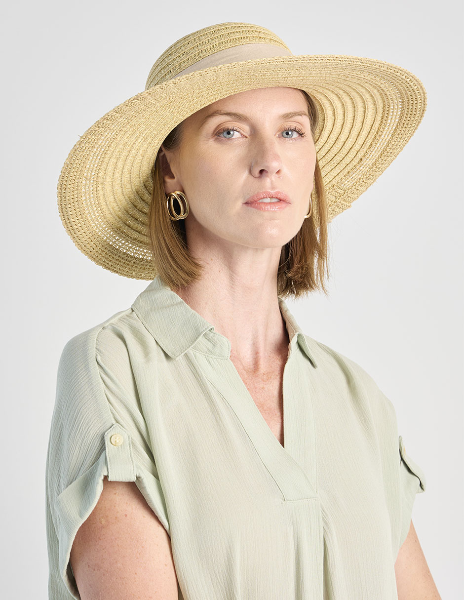 SOMBRERO ALA ANCHA PLH0126, BEIGE 4