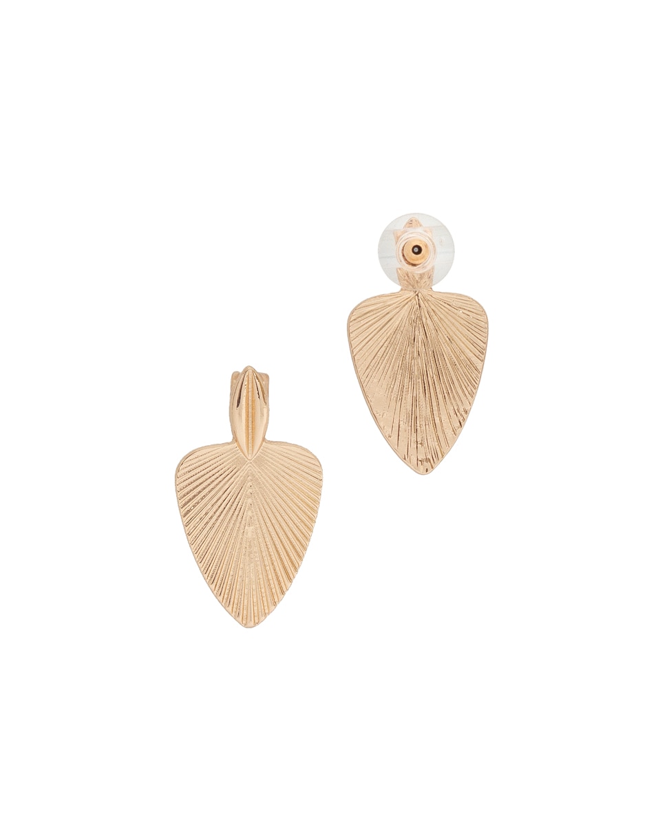 Aretes de corazón con acabado lustre 4