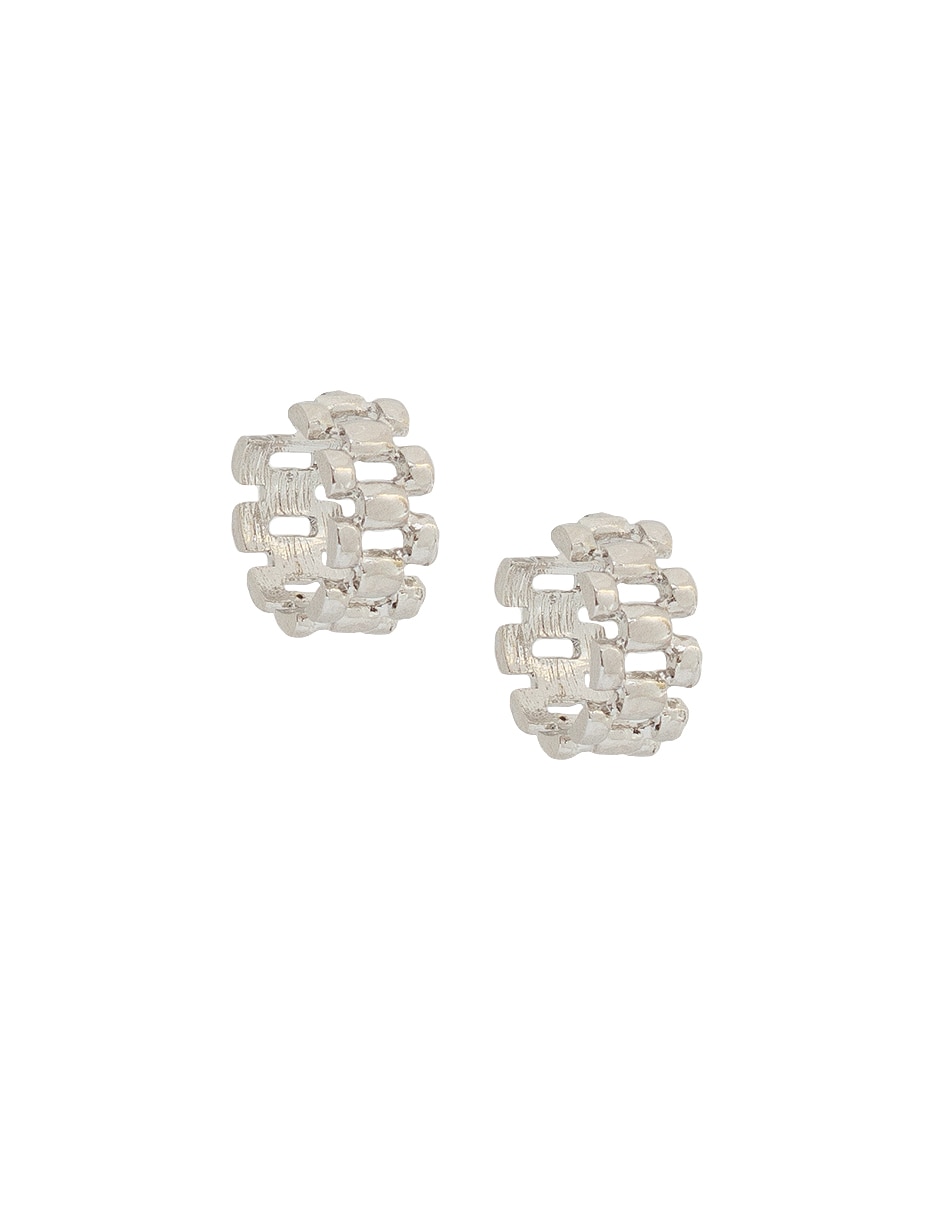 Aretes circulares con acabado lustre