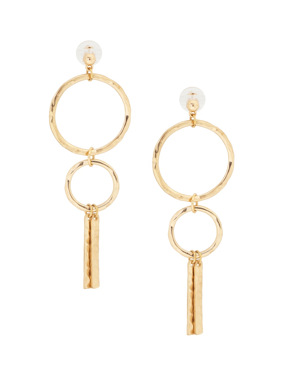 Aretes circulares con acabado lustre