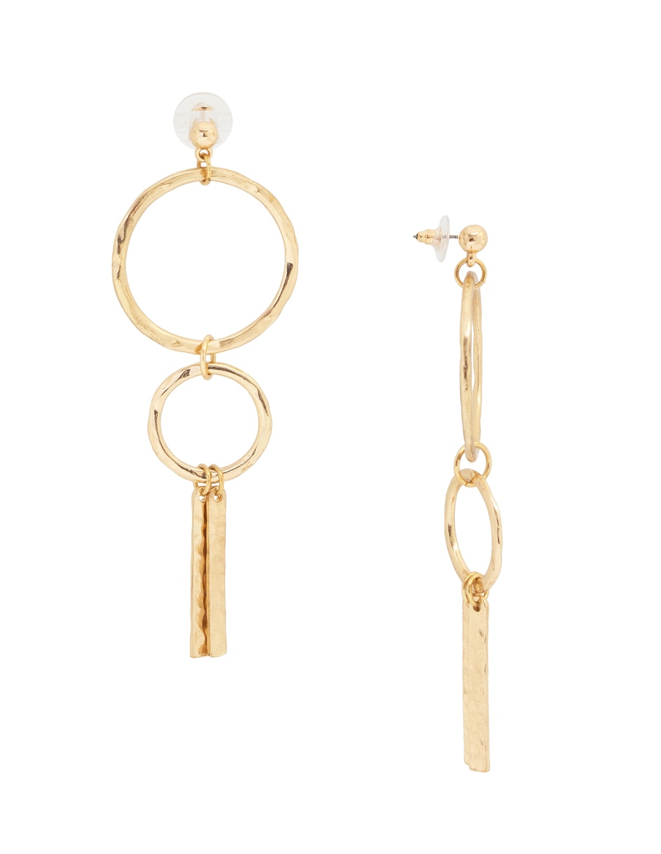 Aretes circulares con acabado lustre 4