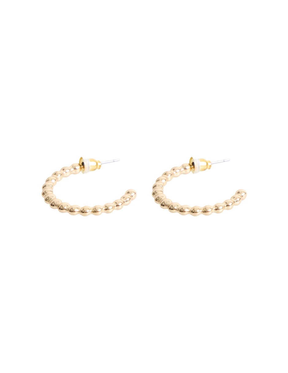 Set de aretes con acabado lustre perla