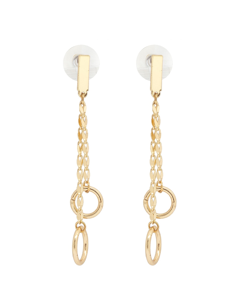 Aretes circulares con acabado lustre Aretes circulares con acabado lustre