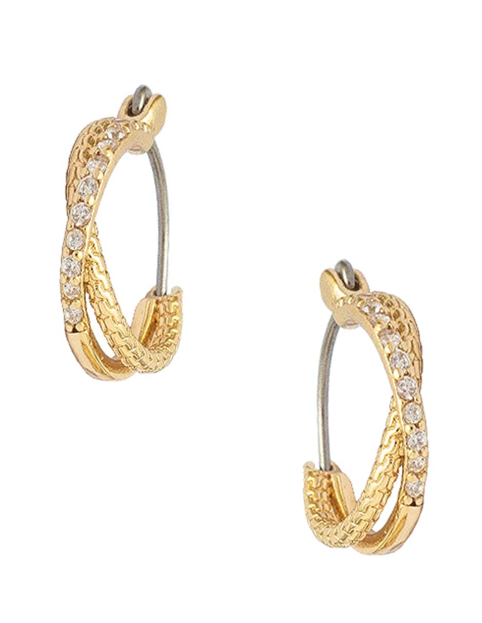 Aretes circulares con acabado brillante 3