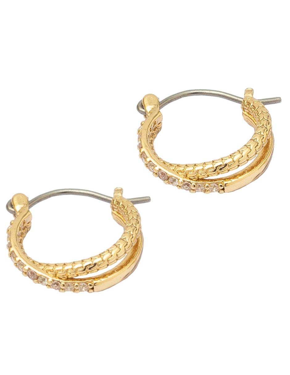 Aretes circulares con acabado brillante 4
