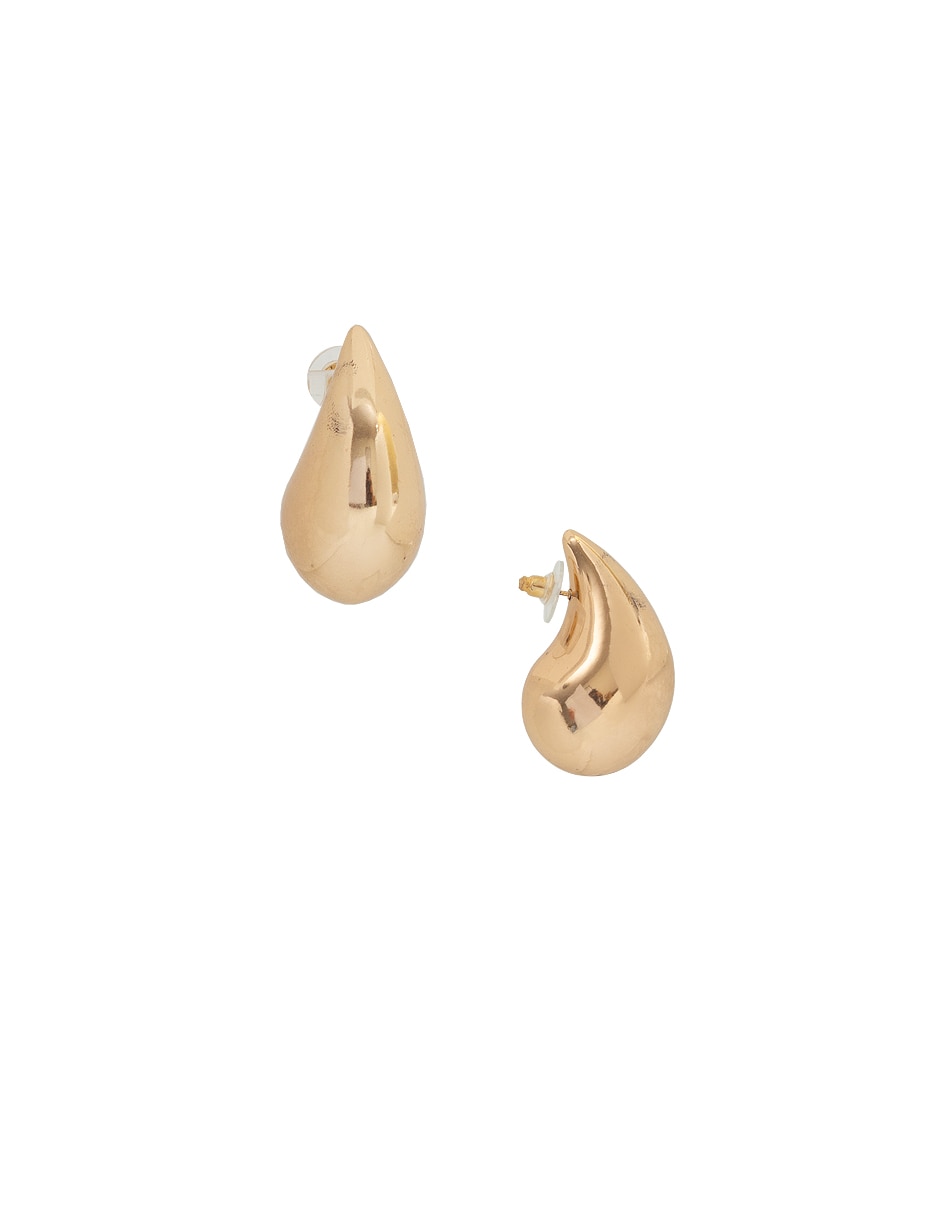 Aretes de gota con acabado brillante 4