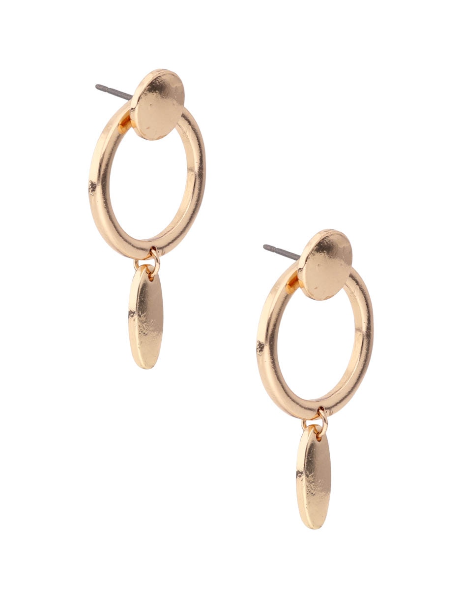 Aretes largos con acabado lustre 3