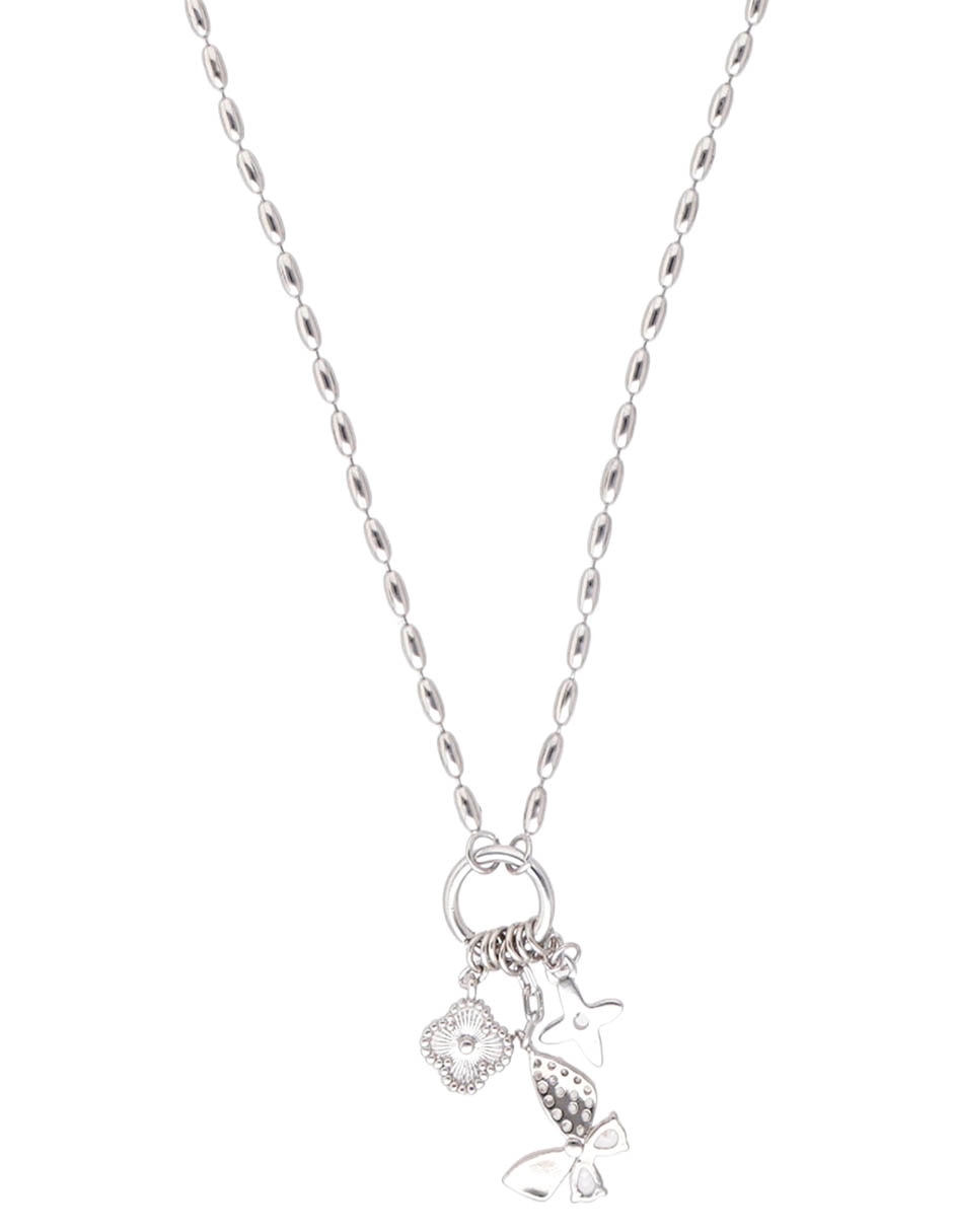 Collar De (Si Aplica) Mariposa Map Sin Familia De Metal Sin Kilataje