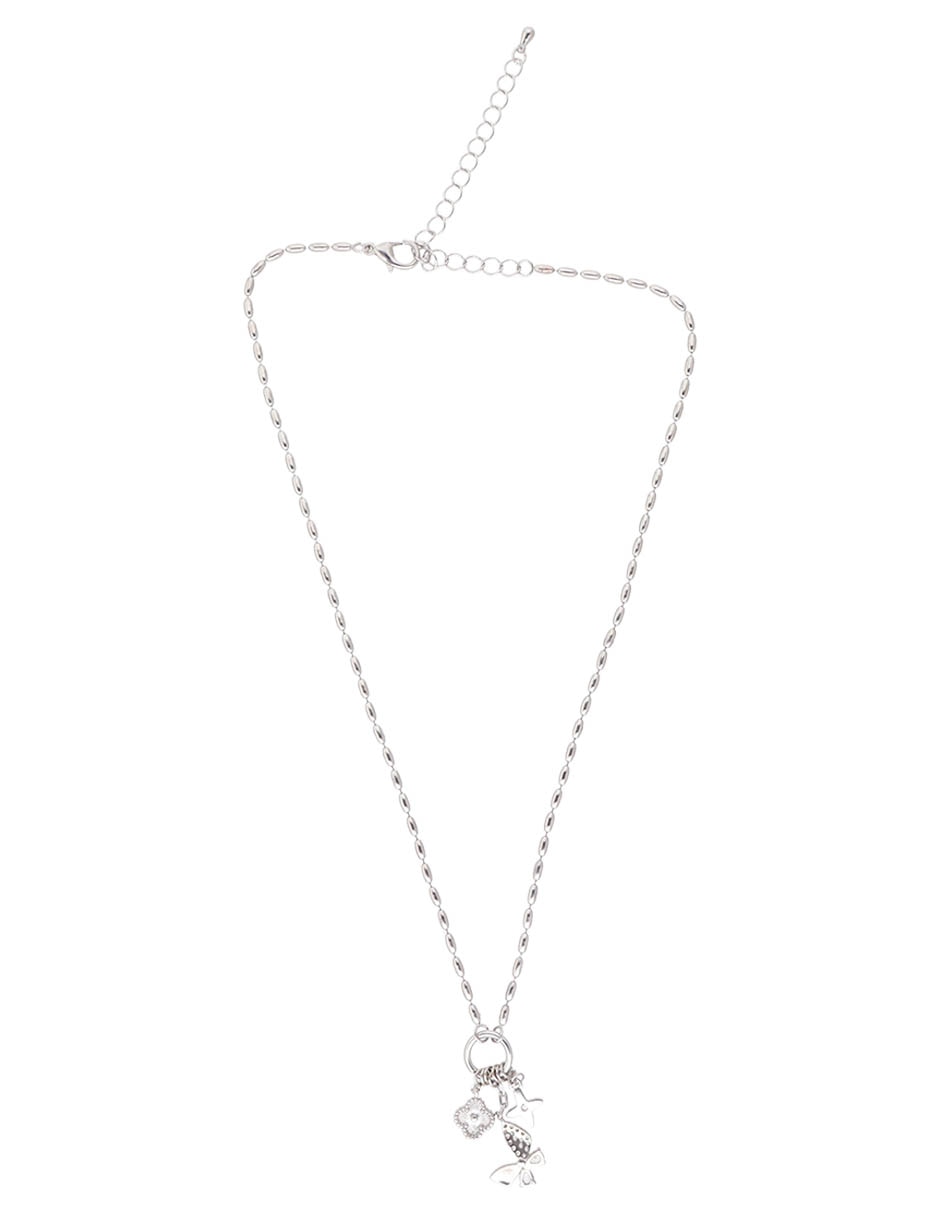 Collar De (Si Aplica) Mariposa Sin Familia De Metal Sin Kilataje
