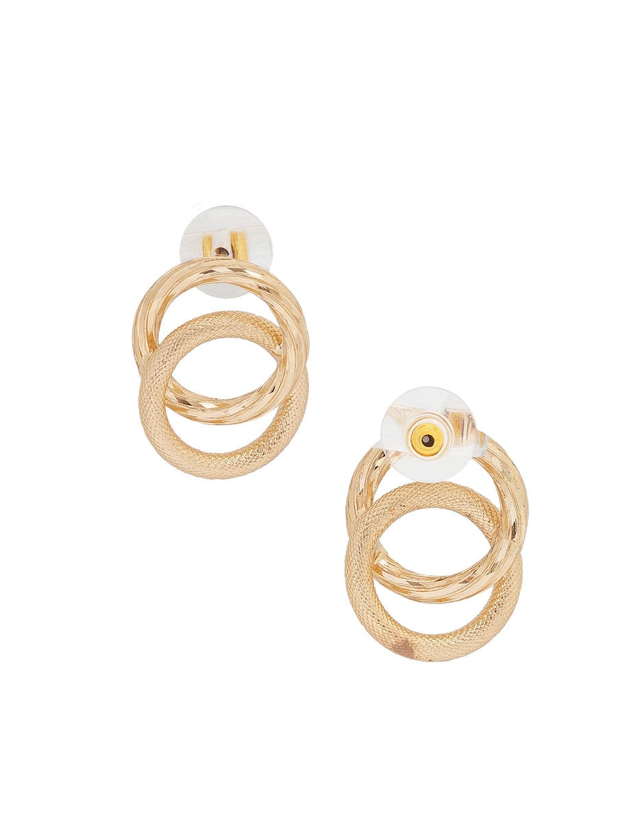 Aretes circulares con acabado brillante 4