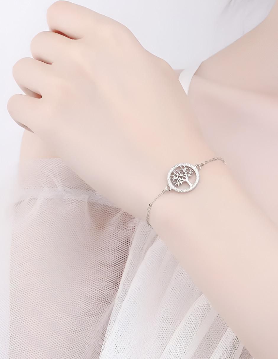 Pulsera de plata P 925 acabado brillante 4
