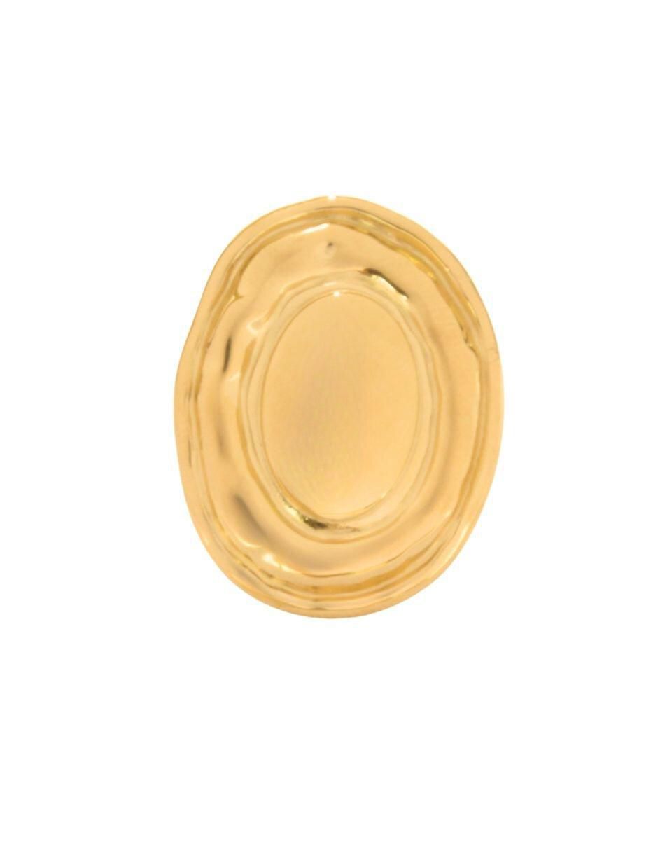 Anillo oval Nuvi brillante