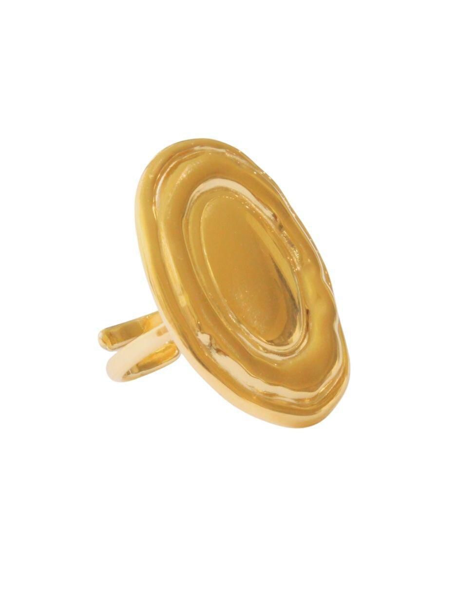 Anillo oval Nuvi brillante