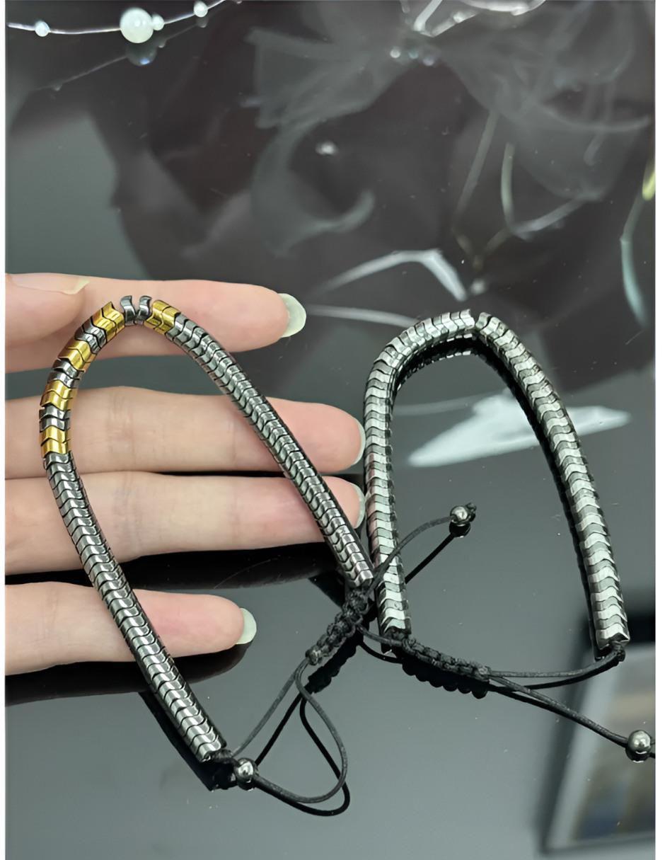 Set de brazalete con hematita 2