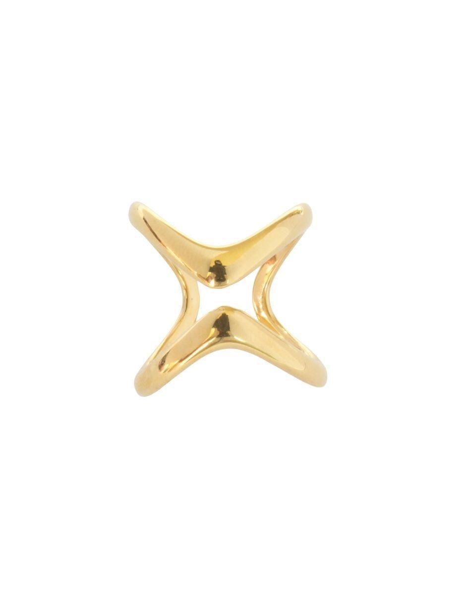 Anillo de mariposa brillante